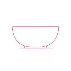 Objects Bowls Ikea 365 Bowl 5 Inch Sketch Svg Vector, Free Vectors File